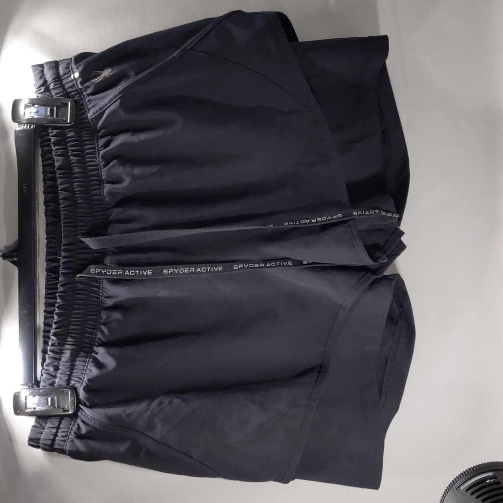 Spyder Active, size M black athletic shorts